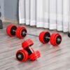 Home Barbell and Dumbbell to Barbell Converter Set