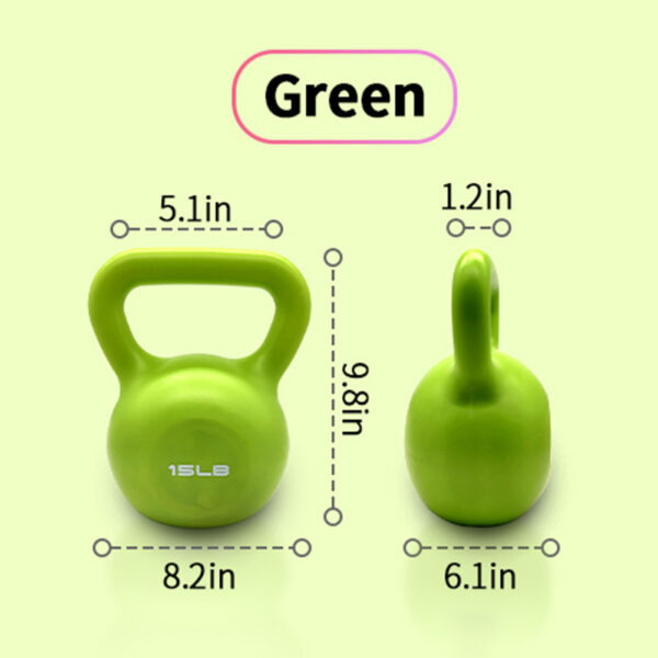 15 lbs Kettlebell for Home Workouts & Strength Training