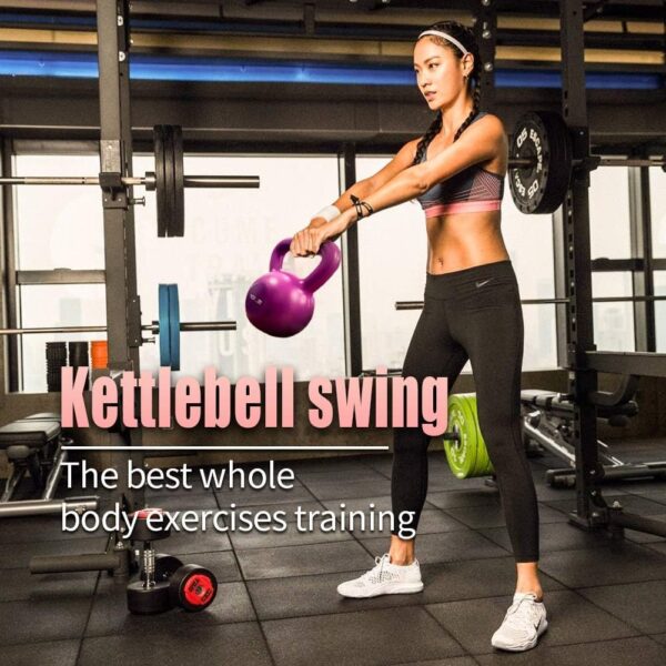 10 lbs Kettlebell for Home Gym Strength Training