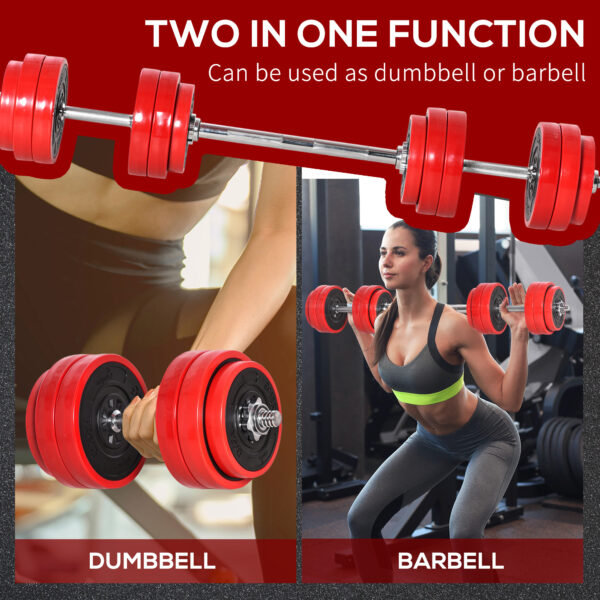 Home Barbell and Dumbbell to Barbell Converter Set