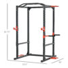 Adjustable Power Tower Dip Station Pull Up Bar Squat Rack Power Cage At Home Workout Equipment, Upper Body Strength Training Equipment